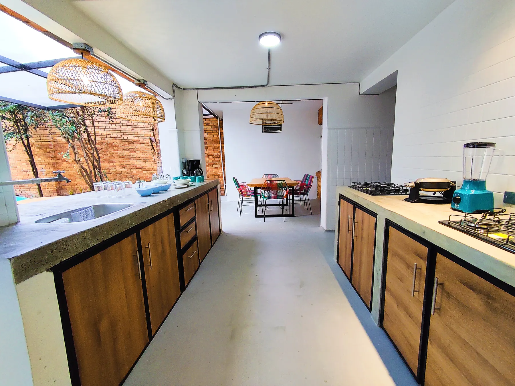Cocina compartida de Trip Monkey Chapinero