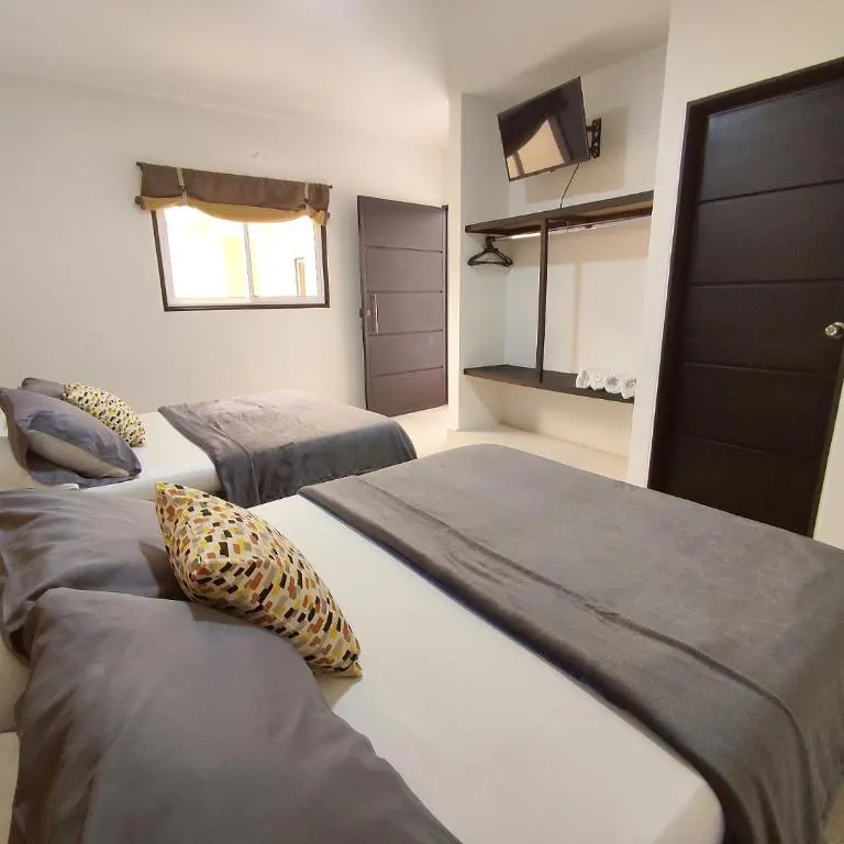 Habitación Twin de Trip Monkey Origen con dos camas dobles