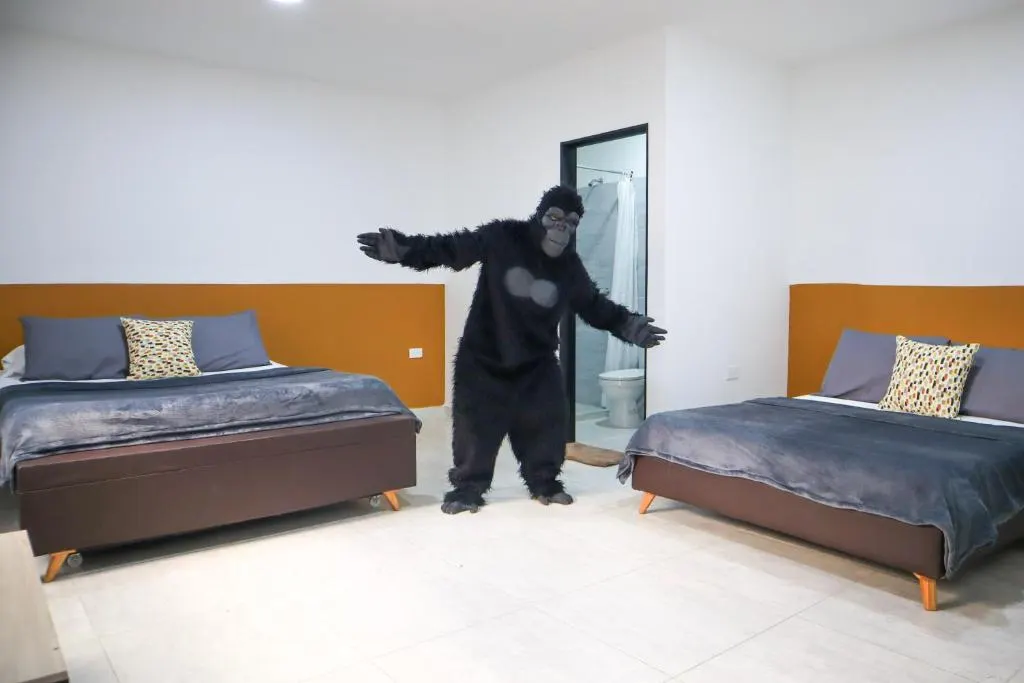 Habitación Familiar de Trip Monkey Origen con dos camas