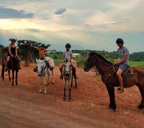 Barichara a caballo